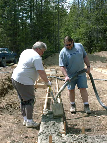 0011 -  pouring footings of our laundry room