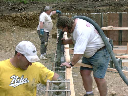 0017 - pumping in the foundation