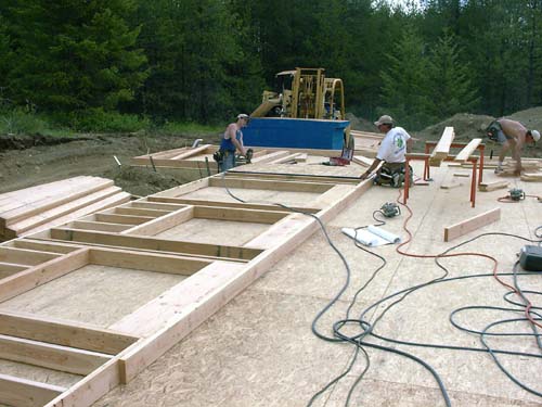 0037 - exterior framing has begun