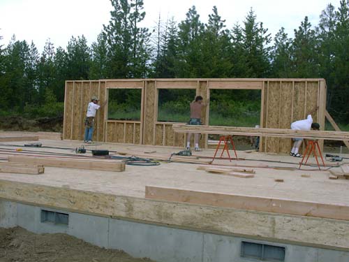 0038 - first wall up