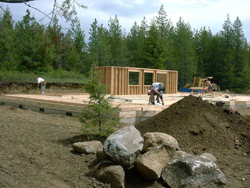 0039 - second wall framed