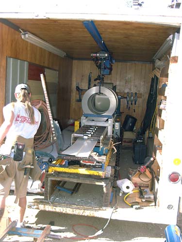 0127 - forming of  the metal siding