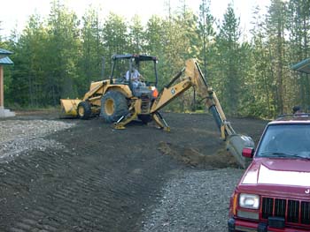 0176 - Scott trenching for house powerline