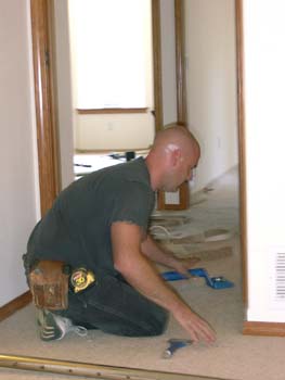 0226 - Laying the carpet