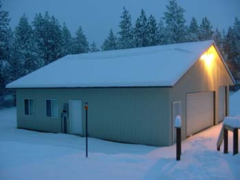 0274 - The snow on the roof is getting ready to slide off