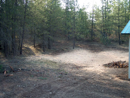 0327 - Thinning the forest and chipping behind the garage